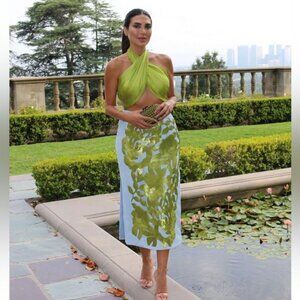 ZARA CONTRASTING SEQUIN SKIRT ZW COLLECTION